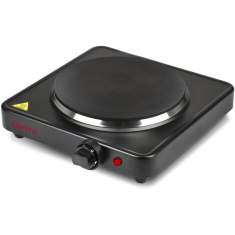 Fornello elettrico piastra con termostato 18,5 cm 1500 watt Girmi (1/4)