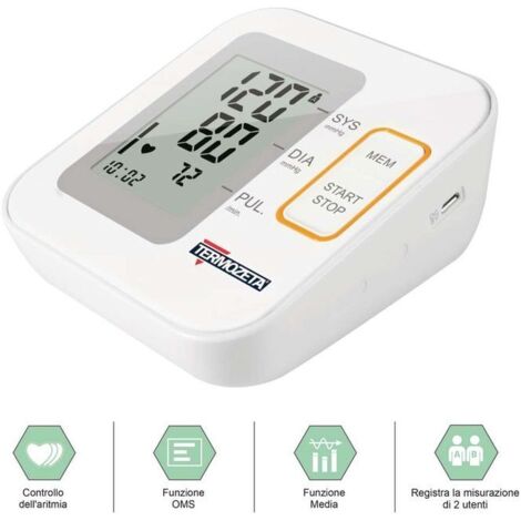 Misuratore di Pressione Arteriosa da Braccio Display LCD 85864LS Termozeta (1/2)