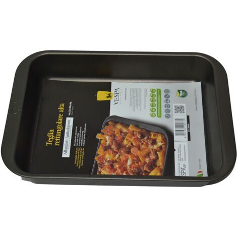 Teglia Sfornatutto Antiaderente Lasagnera Pizza Alta 37 x 26 x 6 cm (1/3)
