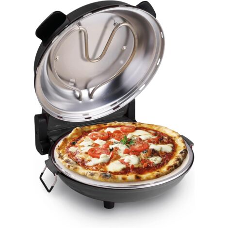 Forno Pizza Elettrico con Termostato Nero 1200 Watt Innoliving (1/5)