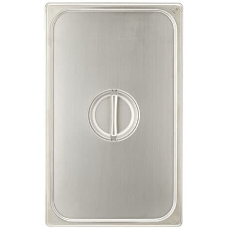 Pentole Agnelli COIXGNL11000 Coperchio Gastronorm 1/1, Acciaio Inossidabile, Argento, 53 x 32.5cm (1/4)