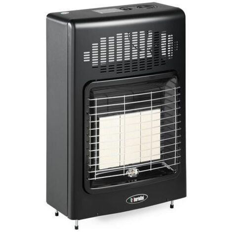 Stufa a Metano Bartolini Mod Infrarossi Laura Nero tre livelli 1400,2800,4200W (1/4)