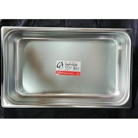 Contenitore in Acciaio Inox per Gastronomia 1/1 53 x 32,5 x 10 cm Agnelli (1/2)