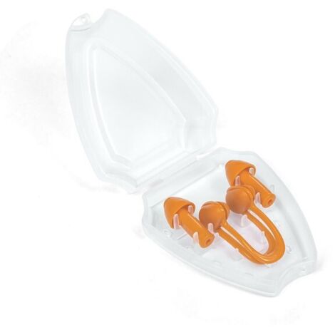Tappi per Orecchie + Clip Naso + Astuccio Piscina Mare Bestway (1/5)