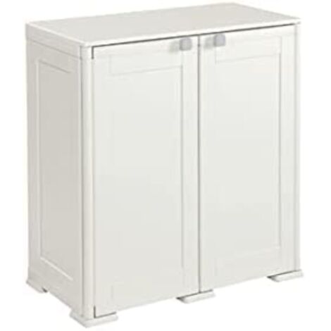 Tontarelli Armadio SIMPLEX 1 RIPIANO Largo Mobile Contenitore Panna 9X43XH85.5CM (1/5)