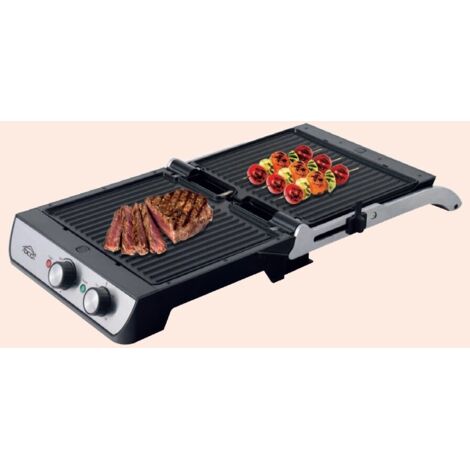 Bistecchiera Tostiera Piastre Antiaderenti 2000 Watt ST3400 DCG (1/3)