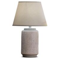 1 Pezzo Lampada con Base in Ceramica Carson 25 x 40 cm 3 Colori