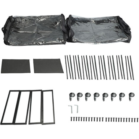 Coffre de Rangement avec Roulettes sous Lit - Grande Capacité Anti-Poussière - Montage Facile - Organisateur Multifonction pour Chambre et Dressing (1/5)