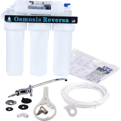 Système de filtration d'eau à 5 étapes - Purificateur d'eau potable pour maison - Fontaine à eau filtrée (1/5)