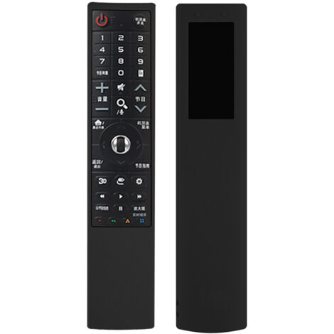Housse de Protection en Silicone pour Télécommande LG AN-MR700 - Anti-choc et Anti-poussière - Noir - Compatible Smart TV LG - Étui de Protection Souple et Durable (1/5)