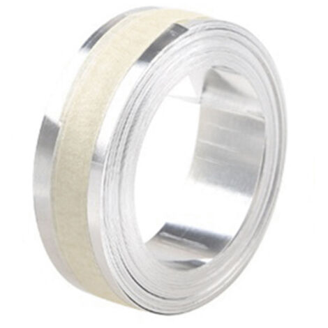 Ruban Aluminium Adhésif 12mm x 3.65m pour Étiqueteuse DYMO M1011/M11 - Recharge Métal 3D pour Marqueurs DYMO - 1 Rouleau (1/5)