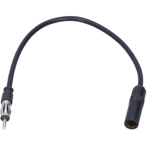 Câble d'Antenne Radio FM Universel pour Voiture - Prolongateur 3m Noir - Compatible Tous Véhicules (Renault, Peugeot, Citroën) - Haute Qualité ABS (1/5)
