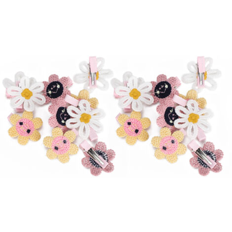 20 Pièces Barrettes à Fleurs pour Chien et Chat - Style Tournesol - Accessoires de Toilettage Mignons - Couleurs et Modèles Aléatoires - Idéal pour Photoshoots et Styling (1/5)