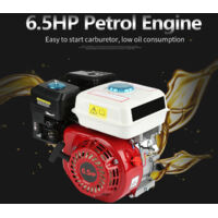 Kkmoon – Moteur thermique 4 temps 6,5 HP OHV 168F – Démarrage facile – Consommation réduite – Pour applications agricoles et industrielles