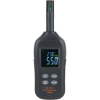 Thermomètre-Hygromètre Numérique Professionnel UA963 - Mesure Précise Température/Humidité/Point de Rosée (Noir) - Pour Laboratoires & Industrie (Sans Pile)