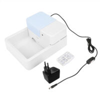 Fontaine à Eau Automatique pour Chien et Chat avec LED - Distributeur d'Eau Potable Silencieux 220V - Nuit, Économie d'Énergie, Antidérapante - Pour Animal Domestique