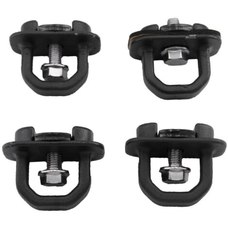 Ganchos de montaje para automóviles compatibles con camionetas pickup, 4 piezas, diseño sólido. (1/5)