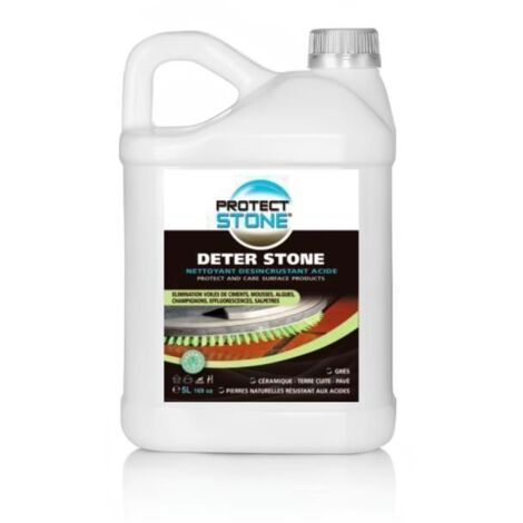 Decapante Velo di Cemento e schiuma – Detergente potente per Pietra Naturale, Piastrelle, Calcestruzzo – Interno/Esterno (1L)(20m²)