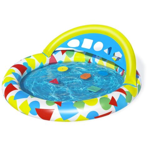 Bestway Aufblasbares Kinderlernbecken 120x117x46 cm +4 Monate Garten 52378 (1/5)
