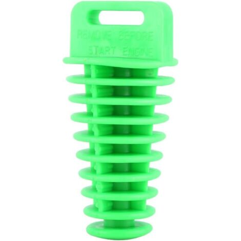 Bouchon de silencieux d'échappement, Moto Dirt Bike ATV Quad 2 Tuyau de silencieux 4 temps Échappement de silencieux Bung Wash Plug(vert) (1/3)