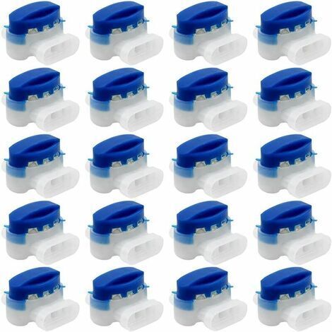 20 Pièces Connecteurs de Câble Connecteurs 314 Connecteurs de Câble Remplis de Gel Résines Terminal Blocks Connecteur Étanche Raccords de Câbles pour Jardin Extérieur Robot Voiture Mower (1/5)