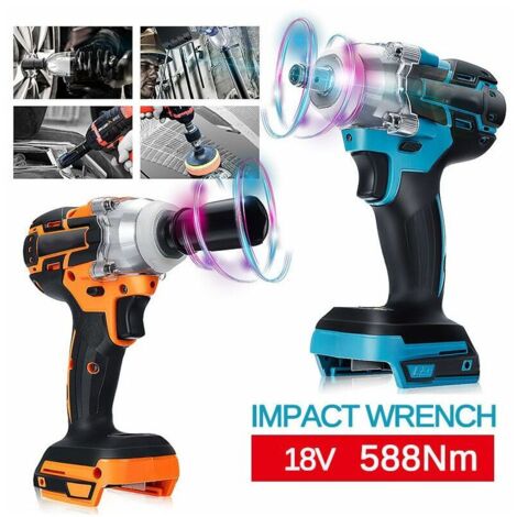 Clé à chocs sans fil électrique 18V 588Nm pour batterie Makita (1/5)