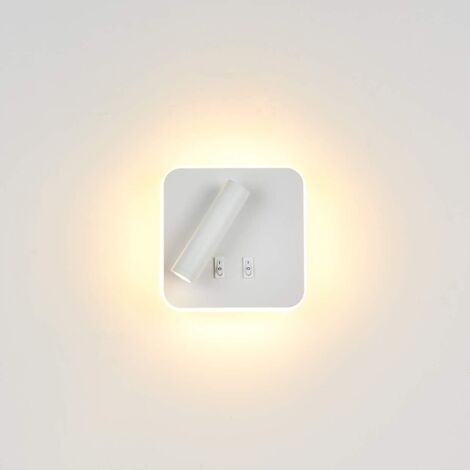 Applique murale LED 12W blanc chaud – Flux lumineux 900lm – Aluminium résistant à la corrosion – Bras flexible 350° pour lecture (1/5)