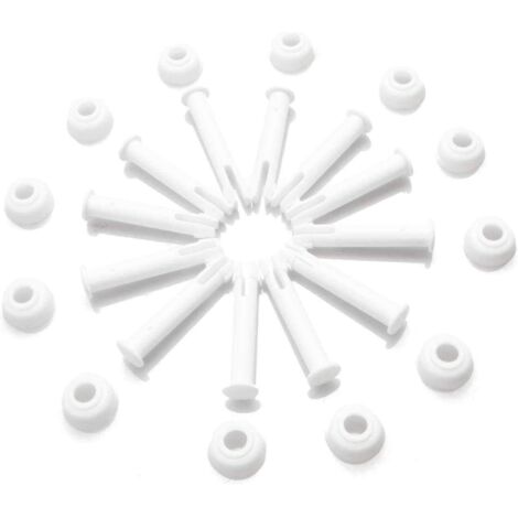 Joint Pins & Joints (12 pcs) pour Intex Round Metal Frame Pools Pièces de Rechange, Intexpool Replacement Spare Parts (6cm / 2.36in)- (1/5)