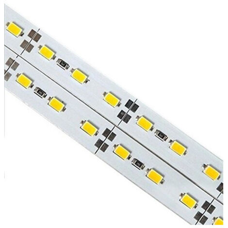 Barrette Rigide 1 Mètre Barrette Led 5630 7020 5050 13w 72 Led Chaud Froid (1/2)