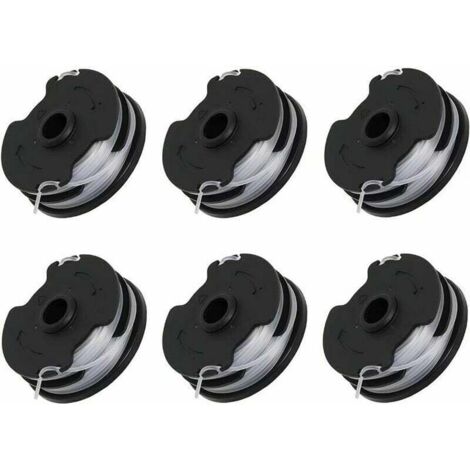 Lot de 6 bobines de rechange pour débroussailleuse sans fil Parkside PRTA 20-Li C3 IAN351753 (1/4)