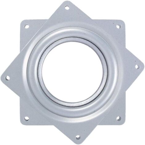 LangRay Lazy Plate-Forme Tournante Carrée de 4 Pouces Pivotante de Plateau Tournant à 360 degrés avec des Roulements à Billes en Acier à des Fins Multiples pour Le Support de Table de Bureau de TV (1/5)