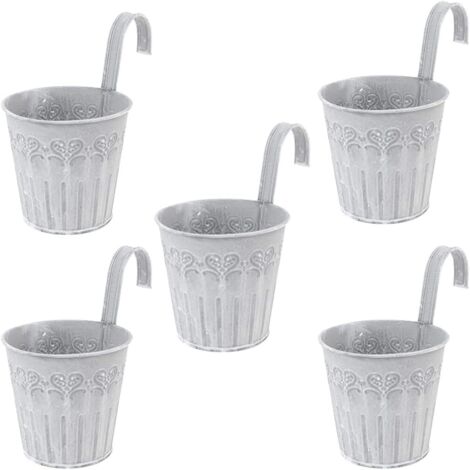 Lot de 8 Pot de Fleur Exterieur Porte Plante Interieur Jardinieres Exterieur Suspension Plante Pot Suspendu Deco Scandinave DéCoration de Jardin (5 Pot de Fleur)-Fei Yu (1/5)