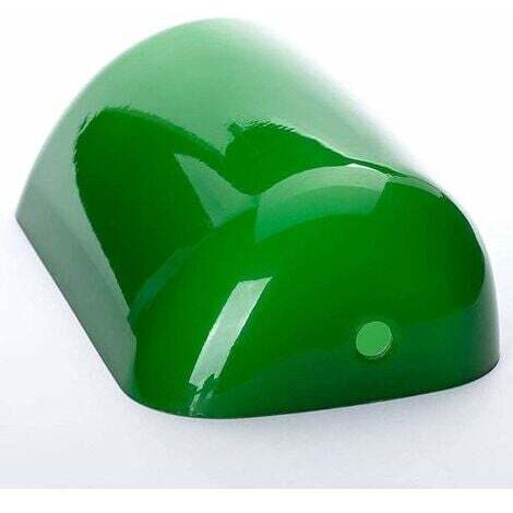 Abat-jour de rechange pour lampe de banquier, lampe de table, abat-jour en verre, multicolore, abat-jour en verre de rechange, abat-jour en verre pour lampe de bureau vert. (1/5)