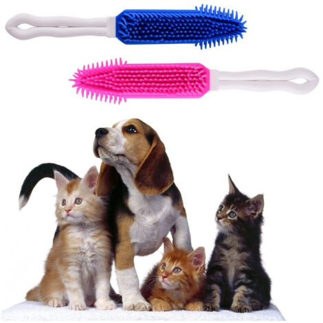 Brosse En Silicone Pour Chiens Et Chats 27cm 3 Couleurs Dissolveur De Nœuds Soin Des Animaux Fourrure (1/5)