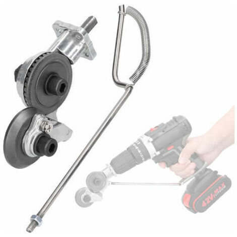 Outil de coupe pour perceuse électrique Outil de coupe pour tle Outil de conversion Outil de coupe pour perceuse électrique pour couper la tle jusqu'à 0,8 mm Adapté aux perceuses 12-21V lithium-ion (1/5)