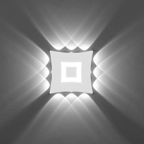 18W Moderne Applique Murale LED Lampe Murale Imperméable IP65 Aluminium Lampe de Mur LED Intérieur Extérieur pour Salle de Bains Salon Chambre à Coucher Couloir Escalier Entrée Porche - lumière blanch (1/5)