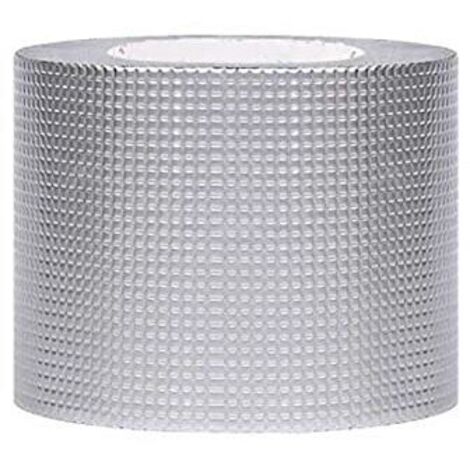 RUBAN ALUMINIUM : Ruban adhésif aluminium super résistant et imperméable, parfait pour réparer les fissures, fuites, trous, dimensions 5 cm x 5 mètres (1/5)