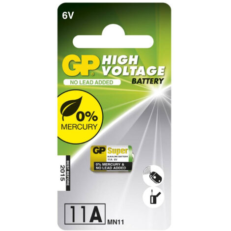 Pile Alcaline 6V 38mAh 11A (1/4)