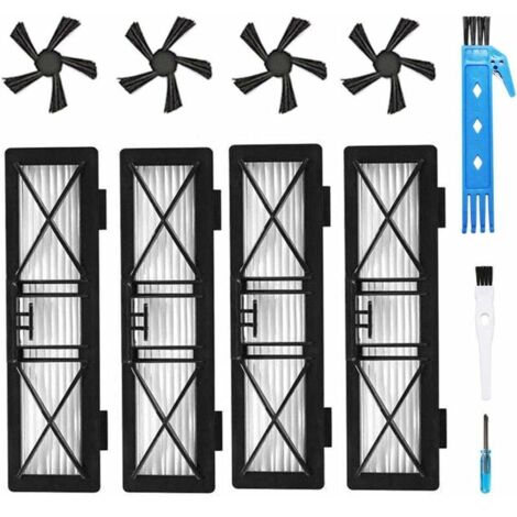 Kit de Remplacement de Filtre et de Brosse latérale Ultra Performance pour Neato Connected D3 D4 D5 D6 D7 Botvac série D75 D80 D80 et Botvac 70e 75 80 85 Robotique (1/3)