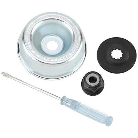 Kit de Maintenance d'accessoires, Adaptateur Lame Tondeuse à Gazon pour Stihl Rondelle de Butée, Plaque de Support, écrou de Collier Tournevis de Maintenance kit Fixation de l'adaptateur de lame (1/5)