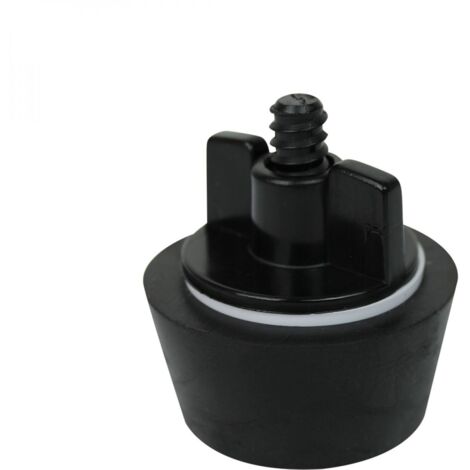 – Bouchon d'hivernage pour piscine 1'1/2 – Couleur noir – Étanchéité pour canalisations de filtration – Compatible 50mm (1/3)