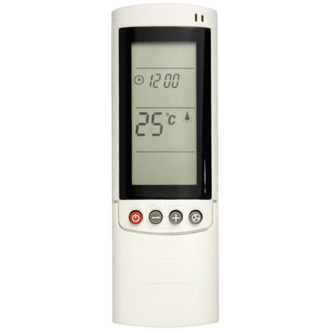 Télécommande de climatiseur, télécommande de remplacement pratique en ABS pour climatiseur Airwell Electra Gree A415 / RC08B RC08A, stable et à faible consommation d'énergie (1/4)