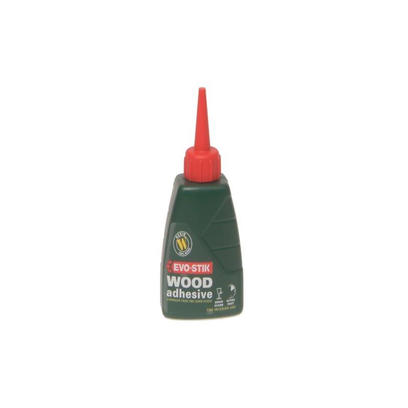 EVO-STIK Wood Glue - Interior, Extra Strong, Fast Setting, Suitable For All  Wood Types, Dries Clear, 50ml 