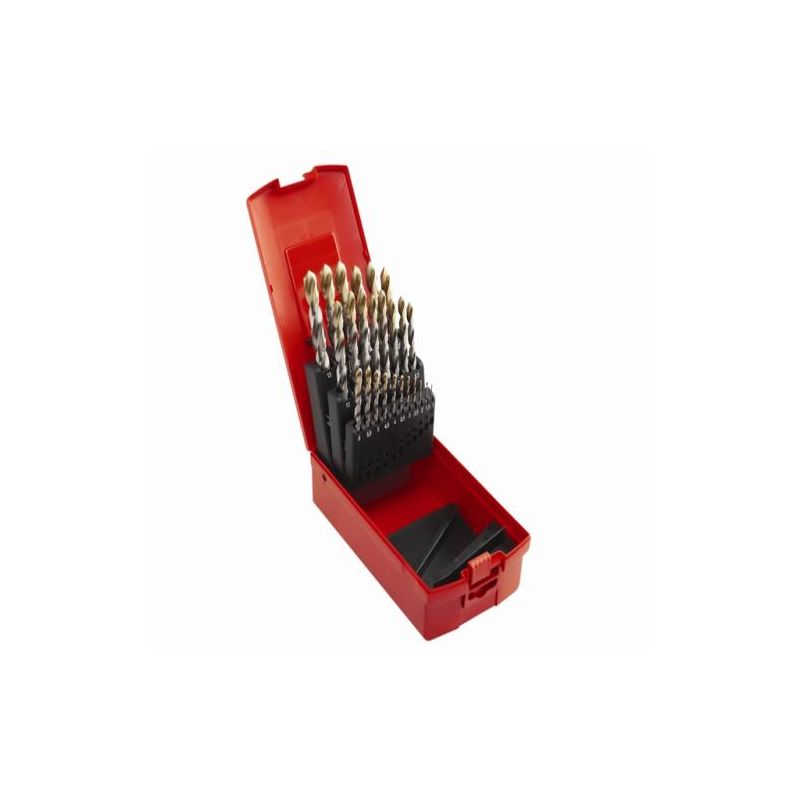 Dormer A095 Comp HSS TiN Drill Set Of 13 1.0-