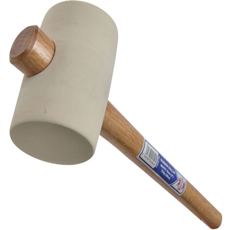 Faithfull Rubber Mallet - White 794g (28oz) (1/3)