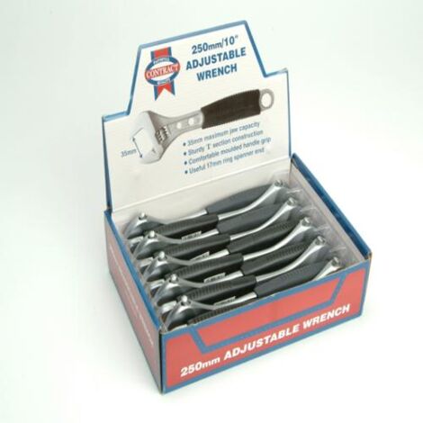 Faithfull Contract Adjustable Spanner  250mm