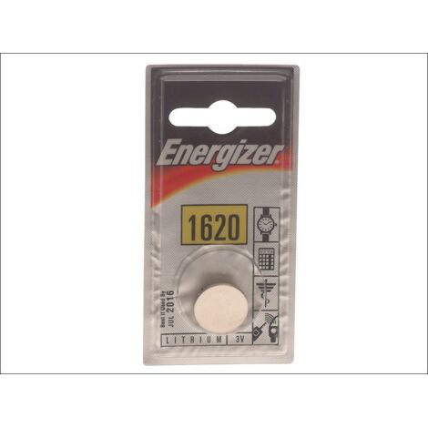 Energizer CR1620 Coin Lithium Battery Single (1/3)