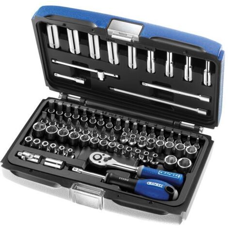 Britool Socket Set 73 Piece A/F & Metric 1/4