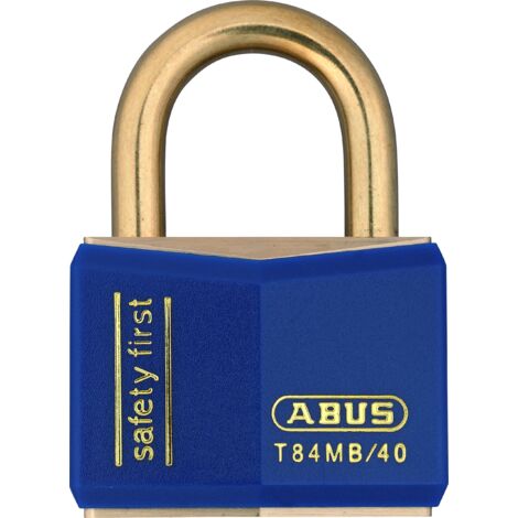 ABUS T84MB 40MM RUSTPROOF PADLOCK BLUE