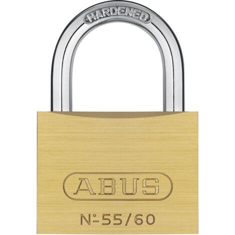 ABUS 55/60 60MM BRASS PADLOCK KEYED 5601
